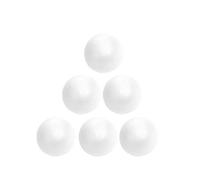 TOYANDONA 6pcs White Balls 15CM Blank Polystyrene Foam Balls So- lid Spheres for DIY Modelling Arts Crafts School Projects Christmas Halloween Party Decor