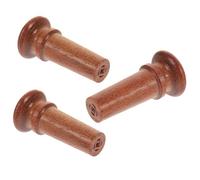 TOYANDONA 6pcs Wood Violin Tailpiece Endpin Replacement for String Instrument Accessories for Violin Tuning Pegs and