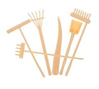 TOYANDONA 6Pcs Zen Garden Rakes Sand Table Tools Lightweight Sand Tray Rake for Meditation Relaxation and Creative Sandbox Play