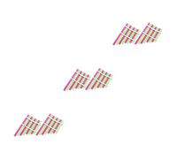 TOYANDONA 6sets Colorful Panpipe Educational Musical Instrument for Students Science Experiment Toy Homemade Pan Flute Kit for Indoor and Outdoor Learning Activities