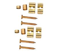 TOYANDONA 6sets Electric Guitar String Buckle Lock Device of Golden String Trees Screws for Easy Installation and Enhancing Tension Chords and Angles