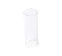 TOYANDONA 70mm Glass Finger Slide Bar Guitar Slide for Electric and Acoustic Guitars, White Finger Slider Accessory for Blues Jazz Country Playing