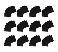 TOYANDONA 72pcs Self-adhesive Soundproof Wall Panels Black High-density Polyester Acoustic Tiles for Noise Reduction Sound Absorbing Boards with Cork Surface for Office Studio Meeting Rooms