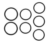 TOYANDONA 7pcs Music Bowl Washer Singing Bowl Silicon O- Ring Singing Bowls Standing Ring Bowl Gasket Sound Bowl Cushion Meditation o Ring Sing Bowl Accessory Crystal Speakers Rubber