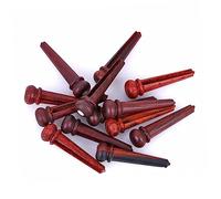 TOYANDONA 7pcs Wood Guitar Bridge Colorful Shell Design Black String Puller Acoustic Guitar Accessories for Enhanced Sound and Easy Replacement