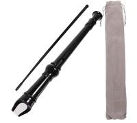 TOYANDONA 8-hole Abs Clarinet for Children and Students with Storage Pouch, White Soprano Recorder Suitable for Beginner Practice and Early Music Education Random Color