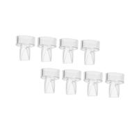 TOYANDONA 8 Pcs Transparent Silicone Duckbill Valves Parts for Manual Breast Pumps Reversal Durable Pumping Valves Compatible with Breastfeeding Devices