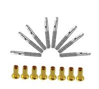 TOYANDONA 8 Sets Durable Piano Tuning Pins Screws Kit of Steel Tools for Strong String Fixation Compatible with Guitars Violins Ukuleles More Essential Piano Tuning Supplies