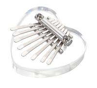 TOYANDONA 8-tone Acrylic Mini Thumb Piano Portable Kalimba with Accurate Tone for Relaxation and Party, Music Plaything for Beginners and Portable Musical Instrument