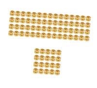 TOYANDONA 80pcs Replacement String Beads for Folk Guitar Metal Guitar String Beads for Refitting