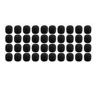 TOYANDONA 80pcs Vlogging Microphone Pop Shield Windproof Sponge Mic Covers Easy to Install Remove Professional Accessory