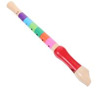 TOYANDONA 8hole Wood Soprano Descant Recorder Flute for Boys and Girls Music Instrument Recorder Instrument for Random Color