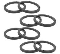 TOYANDONA 8pcs 6.5 Inch Car Speaker Gasket Plastic Mounting Spacer for Car Door Speaker Reduces Vibration Easy Installation