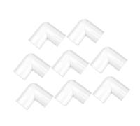 TOYANDONA 8pcs Acrylic Elbow Hose Connectors for Fish Tank Water Pipes Transparent Durable Aquarium Pipe Fittings Smooth Inner Surface for Reduced Fluid Friction Wear Resistant Easy