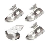 TOYANDONA 8pcs Adjustable Guitar Thumb Pick Thumb Finger Plectrum for Acoustic Banjo Dobro