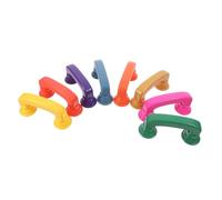 TOYANDONA 8pcs Adults Speech Therapy Phones Realistic Play Phone for Auditory Feedback Reading Comprehension Pronunciation Improvement Classroom Materials with Interactive Design