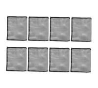 TOYANDONA 8pcs Aquarium Filter Bags Fine Mesh Media Pouches with Zipper for Fish Tank Activated Carbon Cotton Quartz Ball Filtration