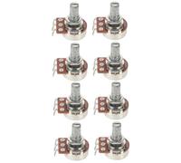 TOYANDONA 8pcs Audio Potentiometer Kit Volume Control for Guitar Split Shaft for Musicians Compact Design for Precision Performance