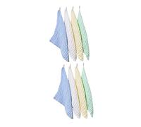 TOYANDONA 8pcs Baby Face Towels Cotton 6-Layer Yarn Non-Shrink Fast-Drying Solid Colour Handkerchiefs 28x28cm Highly Absorbent Washcloths for Newborns Home Supplies