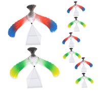 TOYANDONA 8pcs Balance Bird for Vintage Fun Home Decoration Enhances Cognitive Skills Motor Coordination Spatial Awareness Portable Battery Balancing Eagle