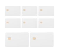 TOYANDONA 8pcs Blank Pvc Id Cards White for Access Control System, Easy to Print and Secure Data Transmission, for Driver Identification and Membership Cards