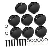 TOYANDONA 8pcs Button Head Guitar Tuner Handles Replacement Tuning Pegs for Acoustic Electric Classical Guitar Knobs Tuning Machines