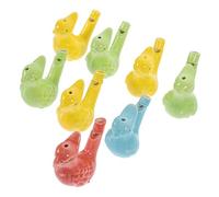 TOYANDONA 8pcs Ceramic Bird Water Whistles Safe Musical for Parties Schools Travel Develop Cognitive Skills and Attention