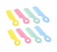 TOYANDONA 8pcs Comb with Rounded Bristles for Sensitive Scalps Safe Non-toxic Plastic Hairbrush for Newborns and Gentle Styling and Cradle Cap Care for Hair Grooming