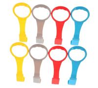 TOYANDONA 8pcs Crib Handles Playpen Pull Up Rings Detachable Buckle Walking Aid for Standing Training with Nonslip Grip Sensory Support for Newborns and Boy Girl