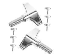 TOYANDONA 8pcs Drum Cymbal Stand Wing Nuts Tool Screw Nuts for Quick Angle Versatile Replacement Parts for All Music Performances Easy Installation Drum Accessories