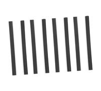 TOYANDONA 8pcs Dustpan Rubber Lip Replacement Strips Edge Seals for Household and Commercial Dustpans Fit Rubber Straps for Easy Installation and Enhanced Waste Collection