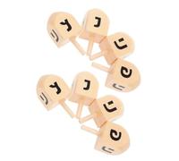 TOYANDONA 8pcs Engaging Spinning Tops for Festive Indoor Outdoor Fun for Jewish Gatherings and Skill Development Activities