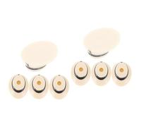 TOYANDONA 8pcs Erhu Parts and Accessories Bone Pole Elbow Easy Install for Chinese Erhus