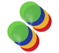 TOYANDONA 8pcs Flat Cones Non Slip Spot Markers for Sports Training, Pvc Material with High Precision Placement and Enhanced Visibility, Suitable for Soccer and Basketball Agility Drills