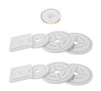 TOYANDONA 8pcs Foam Disk Braiding Plates for Decorative Knot Projects and Thread Ends, Portable and Square Kumihimo Boards with Enhanced Stability, for DIY and Classroom Use