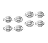 TOYANDONA 8pcs Gas Hob Protector Lock Stove Guard Safety Cover for Gas Stove Easy to Clean and Secure