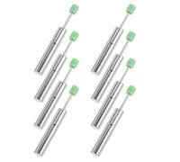 TOYANDONA 8pcs Green Hydraulic Damper for Kitchen Wastebaskets - Silent Soft-Close Lid Piston Replacement Parts with Shock Absorber for Smooth Trash Can Lid Closing