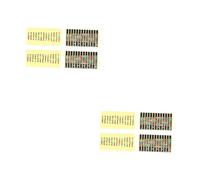 TOYANDONA 8pcs Guitar Beginner Guiding Stickers for Acoustic Electric Guitar Fretboard Stickers Scale Assistant Learning Aid Assorted Random Color
