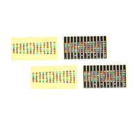 TOYANDONA 8pcs Guitar Fretboard Stickers Assorted Color Labels for of Notes Acoustic Electric Guitars for Beginners Tone Markings for Enhanced Practice
