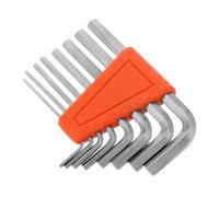 TOYANDONA 8pcs Guitar Hex Wrench Set Flat Short Head for Electric Acoustic Guitar Neck Adjustments and Maintenance and Luthier Tools
