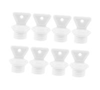 TOYANDONA 8pcs Leakproof Plastic Hot Water Bottle Caps Small Sealing Stoppers for Hot Water Bags 2.1cm Inner Diameter 1.7cm Height Replacement Plugs for Women’s Bottles