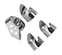 TOYANDONA 8pcs Metal Finger Picks for Guitar Banjo and Acoustic Use Includes Thumb Pick and Fingertip Protectors Essential Guitar Accessories