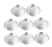 TOYANDONA 8pcs Metal Guitar Tuner Replacement Pegs Silver Button Handles, Ensure Accurate Tuning and Securely Hold Strings, for Acoustic and Electric Guitar Accessories