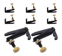 TOYANDONA 8pcs Metal Violin String Fine Tuner Adjusters for Violin Fine Tuning Tools Instrument Accessories