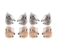 TOYANDONA 8pcs Mini Koala Stuffed Animal Clip Pencil Topper for Party | Soft Flannel ABS Build, Non-slip Grip, Secures Pens and Wire, Zoo Theme Classroom Reward