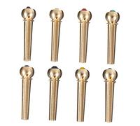 TOYANDONA 8pcs Mixed Brass Guitar for Acoustic Guitars String for Easy Replacement of Old Bridge Fit for Folk