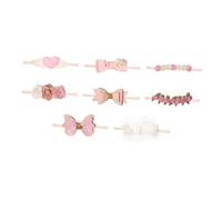TOYANDONA 8pcs Newborn Hair Bow Elastic Headband for Girls Boy Girl Flower Hairband Hair Accessories for Months
