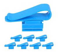 TOYANDONA 8pcs Plastic Aquarium Hose Clips for Water Pipes and Hoses, Resistant to Deformation, Compact Size Clamps for Secure Water Tube Fixing in Fish Tanks