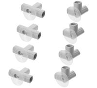 TOYANDONA 8pcs Playpen Replacement Joints Durable T Shape Elbow Shape Connectors for Playpens Quick Assembly Parts with Safety Features for Indoor Play Setup