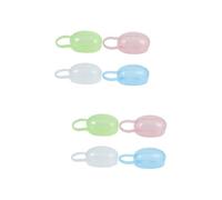 TOYANDONA 8pcs Portable Pacifier Case Holder Box for Storage Use for Newborns and Boy Girl Keeps Pacifiers Clean and Organized The Go Random Color